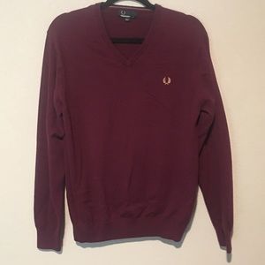 Fred Perry V neck sweater